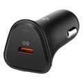 spigen essential 30w car charger ev301 black extra photo 2