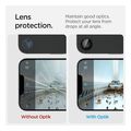spigen glass tr ez fit optik pro 2 pack black for iphone se 2025 extra photo 6