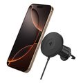 spigen onetap pro 4 magsafe car mount charger black for wireless airvent hook extra photo 1