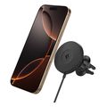 spigen onetap pro 4 magsafe car mount charger black for wireless air vent extra photo 1