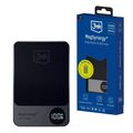 powerbank 3mk magsynergy 10000mah 18w pd fqi wireless charging black extra photo 2