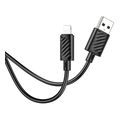 hoco usb a to lightning cable x88 18w 2a 1m black extra photo 2