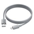 hoco usb a to microusb cable x107 18w 2a 1m grey extra photo 1