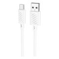 hoco usb a to microusb cable x88 18w 2a 1m white extra photo 1