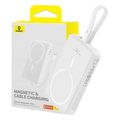 baseus powerbank magnetic mini 10000mah 20w pd fqi wireless charging white extra photo 4