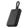 baseus powerbank magnetic mini 10000mah 30w pd fqi wireless charging black extra photo 1