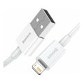 baseus superior series usb a to lightning cable 20w 24a 15m white calys b02 extra photo 1