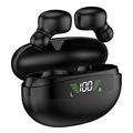 akai bte j350 asyrmata in ear akoystika me psifiaki othoni led bluetooth kai handsfree extra photo 1