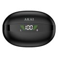 akai bte j350 asyrmata in ear akoystika me psifiaki othoni led bluetooth kai handsfree extra photo 3