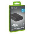 sbs powerbank 10000mah 2x type c usb 10w black extra photo 1