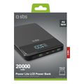 sbs powerbank slim 2x usb c 100w black extra photo 1