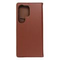 smart pro book leather case for samsung s25 ultra brown extra photo 1