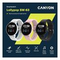 canyon smartwatch lollypop sw 63 silver white extra photo 7