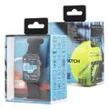 lamtech smart watch bt51 with sport tracking health sensor black lam113522 extra photo 1