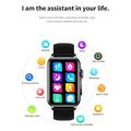 lamtech smart watch bt51 with sport tracking health sensor black lam113522 extra photo 3