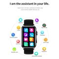 lamtech smart watch bt51 with sport tracking health sensor black lam113522 extra photo 7