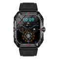 lamtech sport watch bt51 health sensor sport tracking square tft 202 display black lam113485 extra photo 1