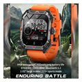 lamtech sport watch bt51 health sensor sport tracking square tft 202 display borange lam11349 extra photo 8