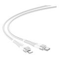 lamtech hq unbreakable cable type c to lightning white 1m lam112754 extra photo 5