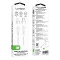 lamtech hq unbreakable cable type c to lightning white 1m lam112754 extra photo 6