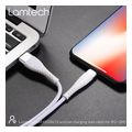 lamtech lightning to usb high quality unbreakable cable silver 2m lam450282 extra photo 7