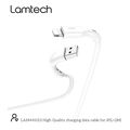 lamtech charging datacable lightning 2m white lam441013 extra photo 1