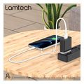 lamtech charging datacable lightning 2m white lam441013 extra photo 3