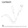 lamtech charging datacable lightning 2m white lam441013 extra photo 5