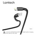 lamtech charging datacable lightning 2m black lam444526 extra photo 2