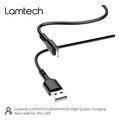lamtech charging datacable lightning 2m black lam444526 extra photo 5