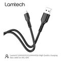 lamtech charging datacable lightning 2m black lam444526 extra photo 7
