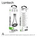 lamtech charging datacable lightning 1m black lam444519 extra photo 9
