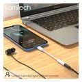 lamtech lightning adapter cable audio jack 35mm white lam063005 extra photo 5