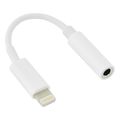 lamtech lightning adapter cable audio jack 35mm white lam063005 extra photo 6