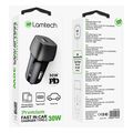 lamtech premium fast in car charger type c pd30w black lam112792 extra photo 1