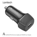lamtech premium fast in car charger type c pd30w black lam112792 extra photo 5