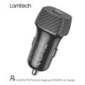 lamtech premium fast in car charger type c pd20w black lam112778 extra photo 7