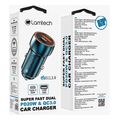 lamtech metal car charger qc30 pd20w saphire blue lam112679 extra photo 1