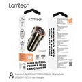 lamtech metal car charger qc30 pd20w metal gray lam112662 extra photo 4