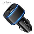 lamtech 2xusb 24a car charger for mobile phones black lam081741 extra photo 3