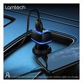 lamtech 2xusb 24a car charger for mobile phones black lam081741 extra photo 4