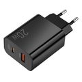 lamtech charger usb qc30 type c 20w black lam114420 extra photo 1