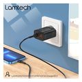 lamtech charger usb qc30 type c 20w black lam114420 extra photo 3