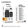 lamtech charger usb qc30 type c 20w black lam114420 extra photo 4
