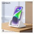 lamtech wireless fast charger 15w with stand white lam113355 extra photo 7