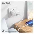 lamtech dual type c fast charger pd35w white lam113096 extra photo 3