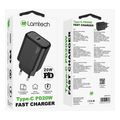 lamtech fast charger type c pd20w black lam112716 extra photo 1