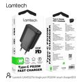lamtech fast charger type c pd20w black lam112716 extra photo 8