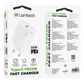 lamtech fast charger type c pd25w white lam112693 extra photo 1