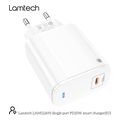 lamtech fast charger type c pd25w white lam112693 extra photo 3